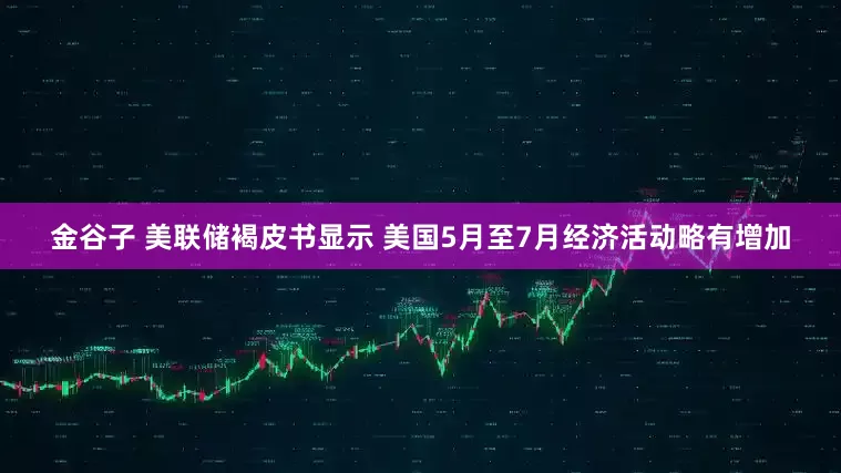 金谷子 美联储褐皮书显示 美国5月至7月经济活动略有增加