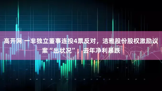 高开网 一非独立董事连投4票反对，洁雅股份股权激励议案“出状况”，去年净利暴跌